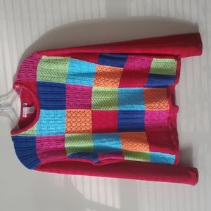 Women's Vintage Colorblock Sweater